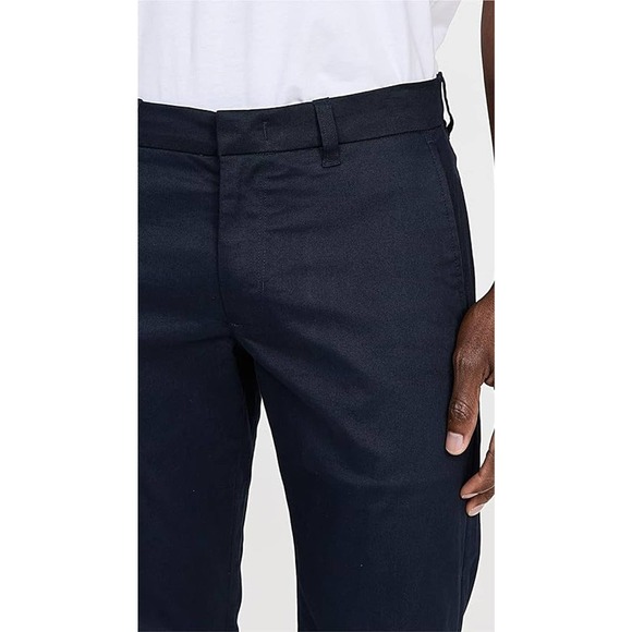 Men's Vince High-Rise Straight Leg Chinos - Navy - Waist 27 - Picture 5 of 10